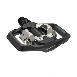Pédale VTT SPD Shimano PDME700 bilatérale, noire
