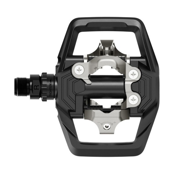 Pédale VTT SPD Shimano PDME700 bilatérale, noire