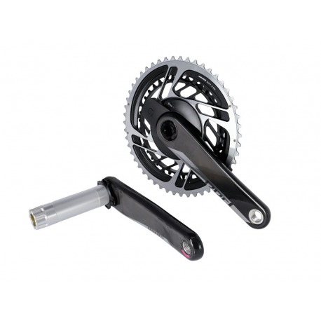 Manivelles SRAM Red AXS D1 Quarq DUB Powerm. sans arbre DUB 167 5mm 50-37d.12-v.Yaw DM