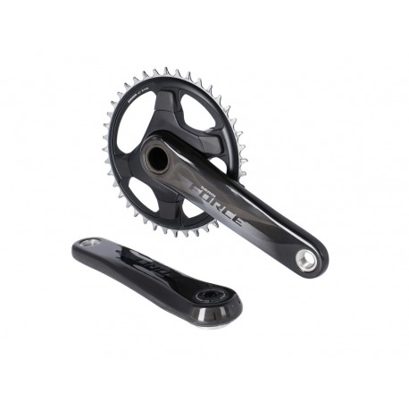 Sram Force 1x D1 pédalier 24mm 175mm sans axe alu/carbone brillant 40d.12-v