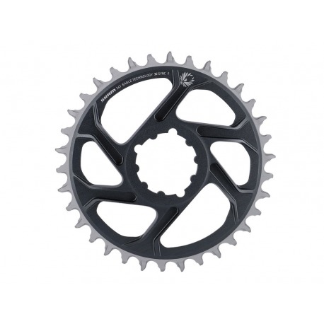 Plateau Sram X-Sync 2 Eagle DM 34t, gris, alu, déport 6 mm, 11.6218.047.003