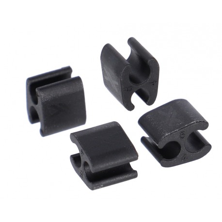 XLC Clip para cable BR-X119 cable Ø4mm, funda Ø5mm 30 por set