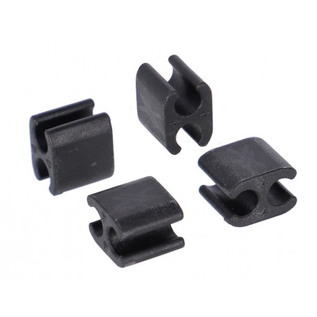 XLC Clip para cable BR-X120 cable cambio/cable-E Ø4mm 30 por set