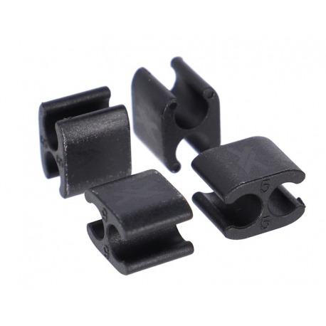 XLC Clip para cable BR-X122 cable Ø5mm, funda Ø5mm 30 por set