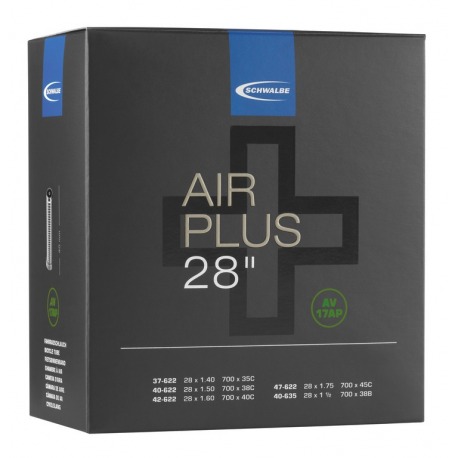 Chambre à air Schwalbe SV 17AP Air Plus 28" 37/47-622/635 IB40mm