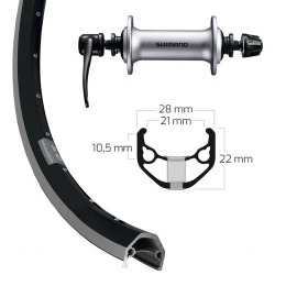 Roue avant 26x1.75 Acera T...