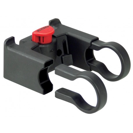 Adaptateur de guidon Oversize Klickfix noir, adapté pour 31,8 mm
