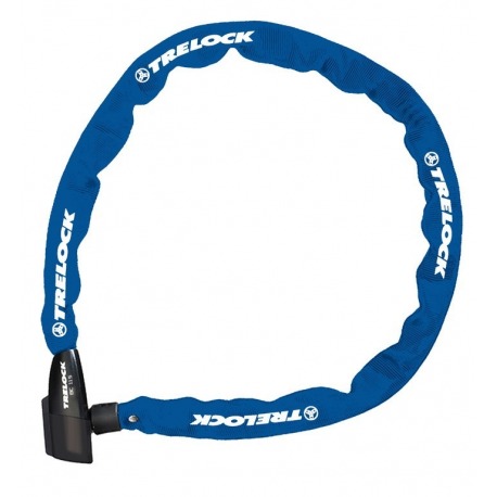 Chaîne antivol Trelock 60cm, Ø 4mm BC 115/60/4, bleu, sans support