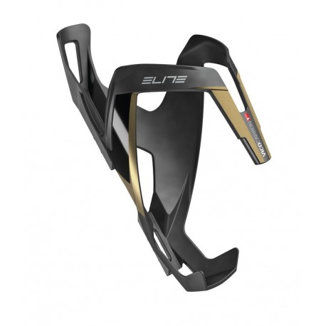 Porte-bidon Elite Vico Carbon carbone, noir mat/or