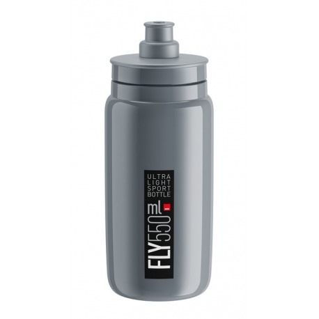 Bidon Elite Fly 550ml, gris/noir