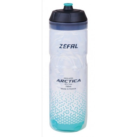 Bidón Zefal Arctica 75 750ml, silver-caribbean green