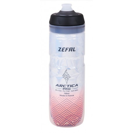 Zefal Arctica Pro 75 Bidon 750ml/25oz hauteur 259mm argent-rouge