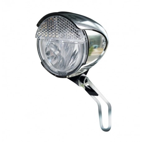 Phare LED Trelock Bike-i rétro 15L LS 583/15 Lux chrome+lumière pos. automatique