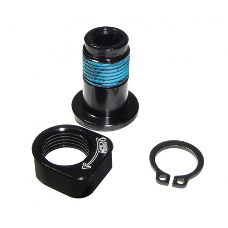 Set de tornillo Horstlink HAIBIKE, 2014 negro,1x tornillo con placa+E-clip