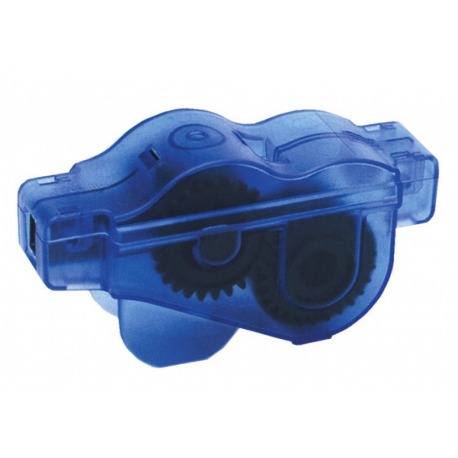 Dispositif de nettoyage de chaîne avec 6 brosses bleues/transparentes