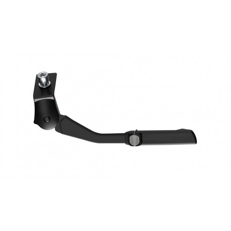 Caballete lateral Ursus Easy mini 16-24" negro, ajustable, alum., montaje directo