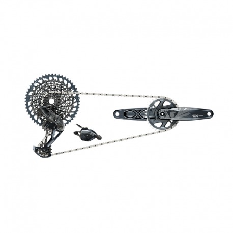 Set cambio grupo Sram GX Eagle DUB 170 B 12v,DM,32 d. X-Sync,cadena 126e.,XG-1275
