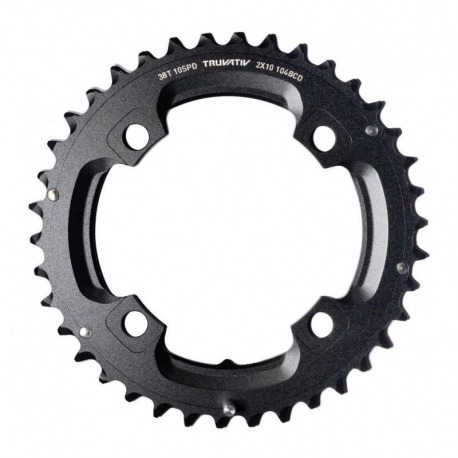 Plateau VTT 36T S1 104bcd chainline AL5, Blast Black, 2x10 No Pin