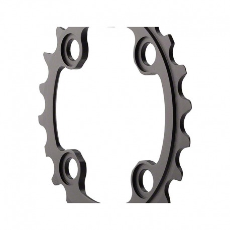 Plateau VTT 22 dents S1 10-v. 64mm BCD, aluminium, noir