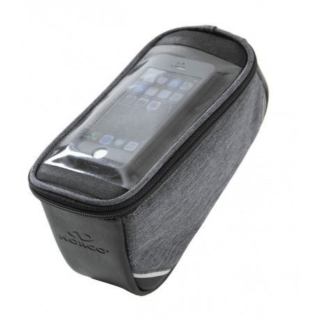 Sac smartphone Norco Milfield gris, 21x12x10cm, avec adaptateur