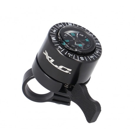 XLC mini bell with compass DD-M36        black
