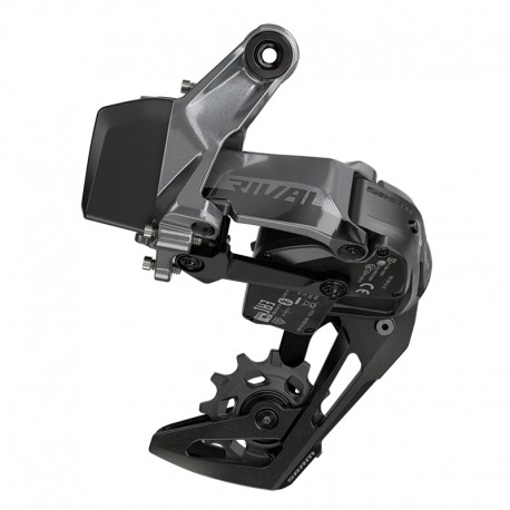 Cambio trasero SRAM Rival XPLR eTap AXS D1 med.cage,max.44t.blk,steel/alum.12s.