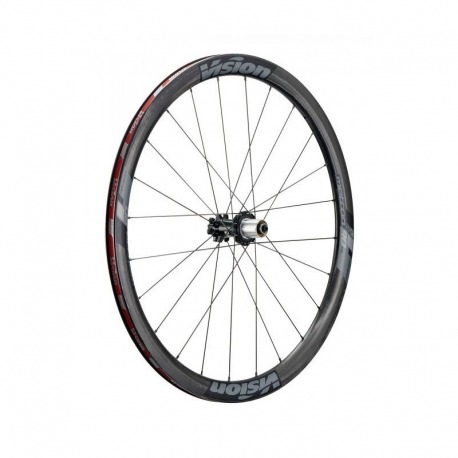 PAIRE DE ROUES VISION METRON 40 SL DISC 6 TROUS PNEU TUBELESS READY SRAM XDR CARBON