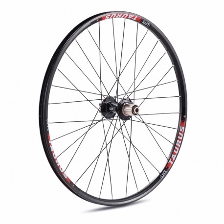 RUEDA TRASERA TAURUS NEGRA EJE 12x142 DISC-8/9V.