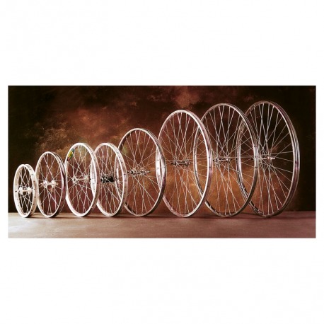 ROUE ARRIERE 650 x 28A RAYONS ALUMINIUM