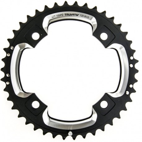 PLATEAU SRAM TRUV.S2 VTT 120BCD 4BR.42D 2x10 AL.N/PL