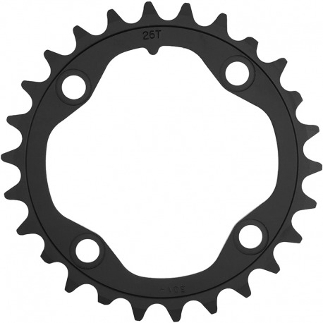 PLATEAU SRAM X0 80 BCD 4 BRAS 28 DENTS ALUM.NOIR