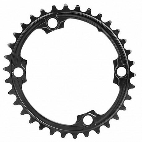 PLATO ABSOLUTE BLACK 34D 110 BCD 4 BRAZOS ASIMETRICO SHIMANO 2x9-11V ALUMINIO NEGRO