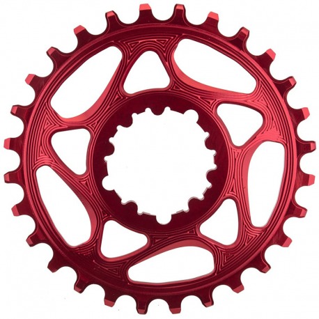 PLATEAU ABSOLUTE BLACK 28T DM SRAM 1x10-12V ALU.ROUGE