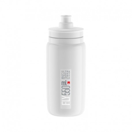 BOUTEILLE ELITE FLY LOGO BLANC GRIS 550 ml