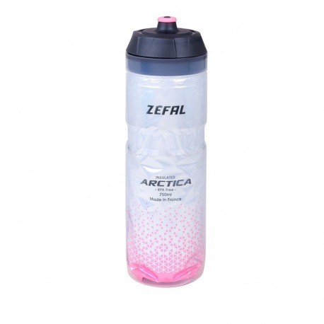 BIDON ZEFAL ARCTICA 75  PLATA/ROSA CLARO 750ml