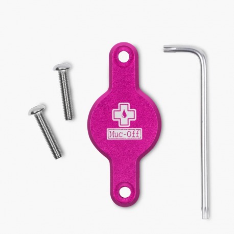 MUC-OFF SECURE TAG HOLDER POUR APPLE AIRTAG LOCATOR TO BIDON CAGE ROSE
