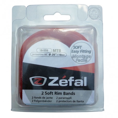 BLISTER 2 RUBAN ROUES PVC ZEFAL 26 -18 mm