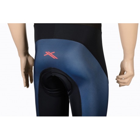 XLC TR-S22 CULOTTE RACE AVEC BRETELLES NE/BLEU TAILLE L