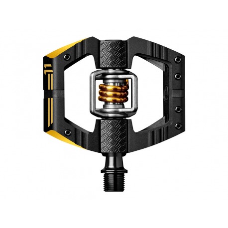 PÉDALES À RESSORT CRANK BROTHERS MALLET E 11 NOIR/OR