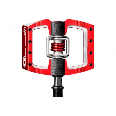 PÉDALES CRANK BROTHERS MALLET DH ROUGE / RESSORT ROUGE