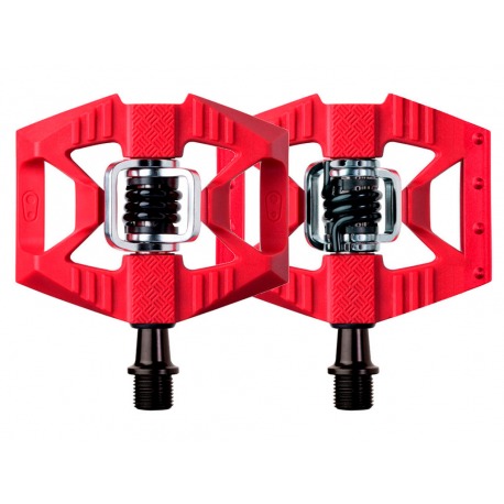 PÉDALES À RESSORT CRANK BROTHERS DOUBLE SHOT 1 ROUGE/NOIR