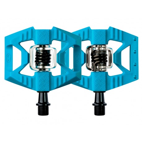 PÉDALES À RESSORT CRANK BROTHERS DOUBLE SHOT 1 BLEU CLAIR / NOIR