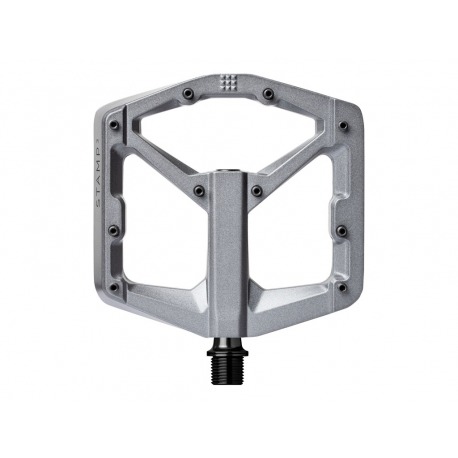 Pédales neuves CRANK BROTHERS STAMP 3 LARGE GREY MAGNESIUM
