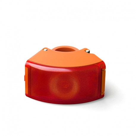 FEU ARRIERE BOOKMAN CURVE LED USB 22-32mm ORANGE