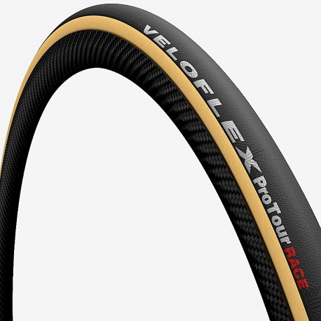 VELOFLEX PROTOUR RACE TUBULAIRE 700x25 NOIR/BEIGE