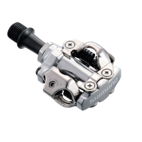 Pédale SPD VTT PD-M 540 Shimano argent sans réflecteur