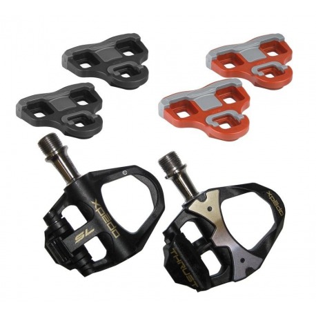 Pédales Xpedo Road Cliples XRF11CT 9/16" compatibles Xpedo Look Keo, noires