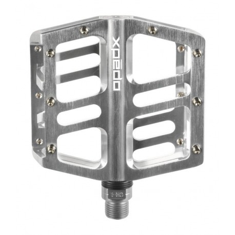 Pédale Xpedo JEK argentée, 9/16", " XMX26AC