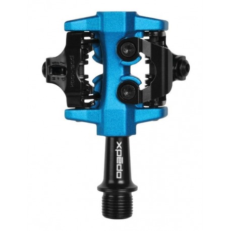 Pédale automatique Xpedo XMF10AC ne/bleu 9/16" Cyclecross compatible SPD