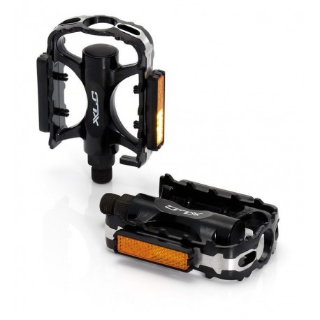 Pédale XLC MTB PD-M02, corps en aluminium, cage CNC, noir SB Plus